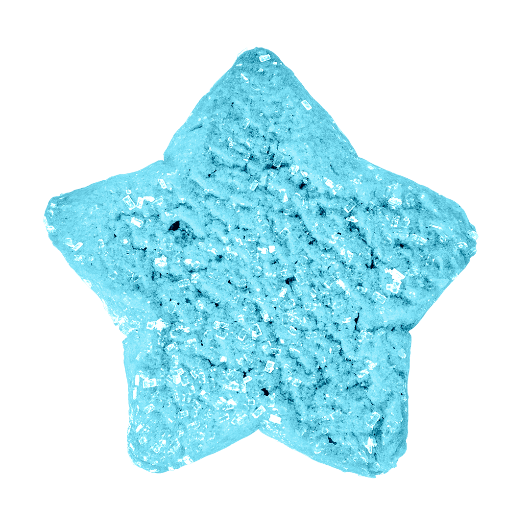 Whole Grain Blue Star Cookie