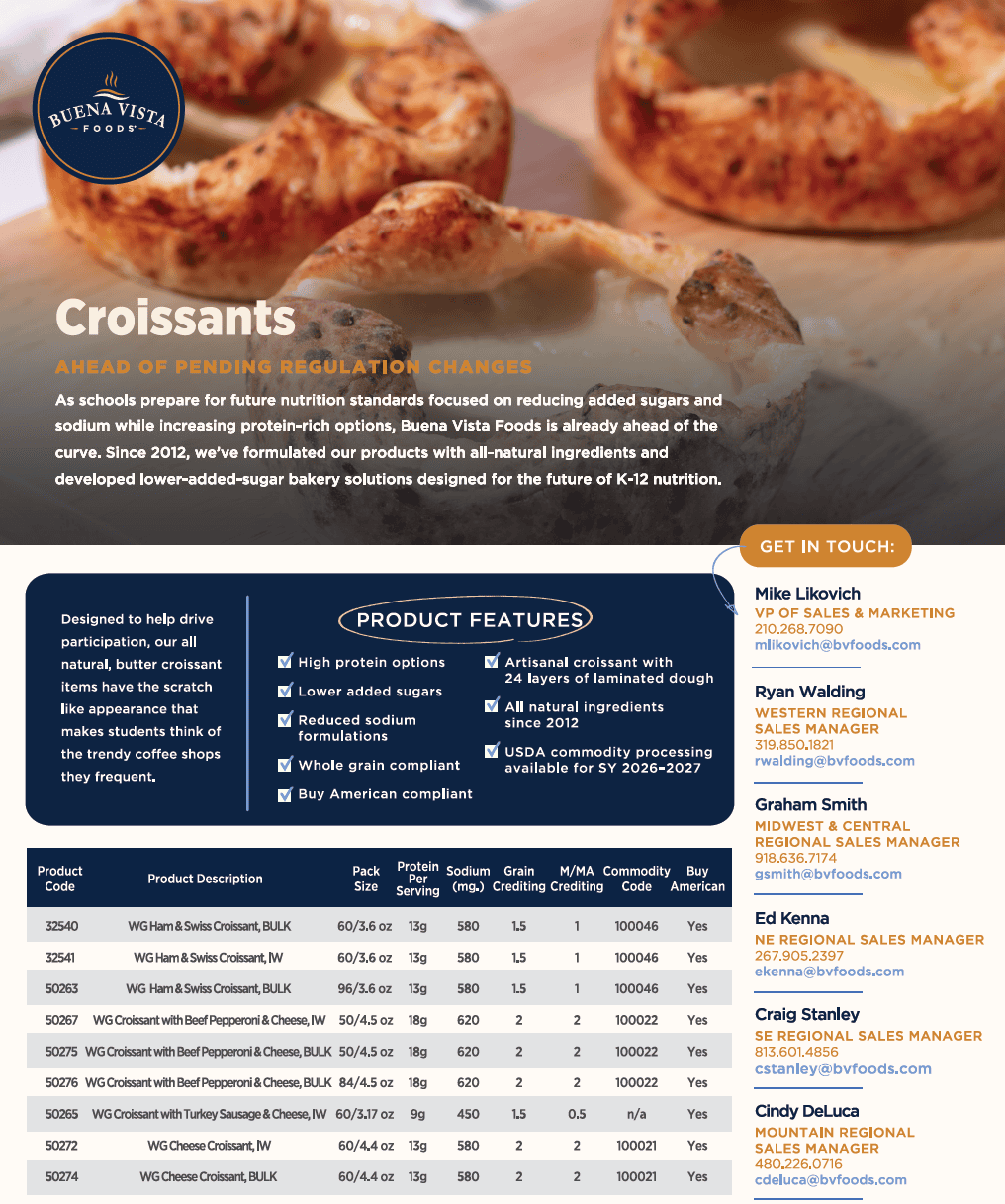 Cover for SY26-27 Croissant Sales Flyer 